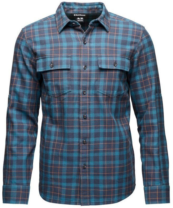 Black Diamond Chemise Project Twill LS charbon marron moab 9652