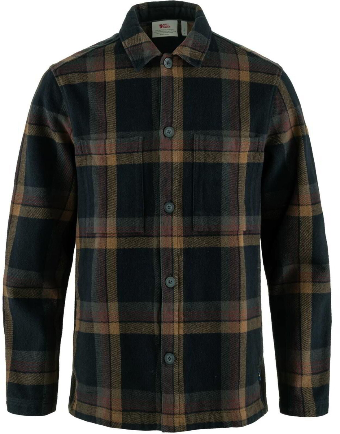 Fjällräven Chemise à manches longues Singi Flannel marine marron