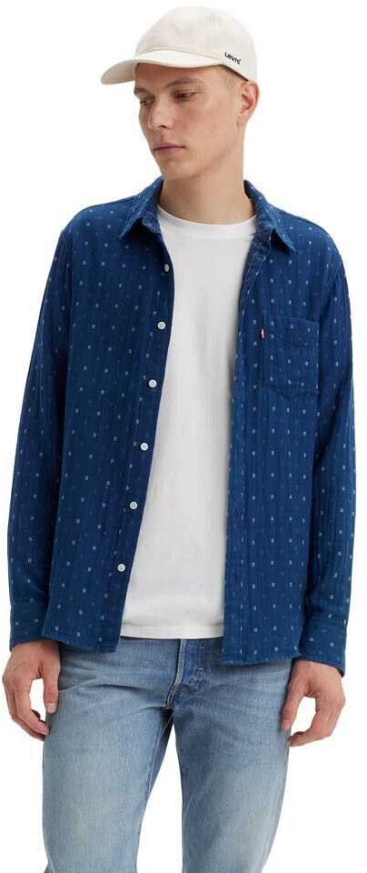 Levi's Sunset Pocket Standard Blues Grid Indigo Double Cloth