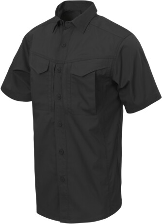 Helikon-Tex® Chemise manches courtes Defender Mk2 PolyCotton Ripstop noir