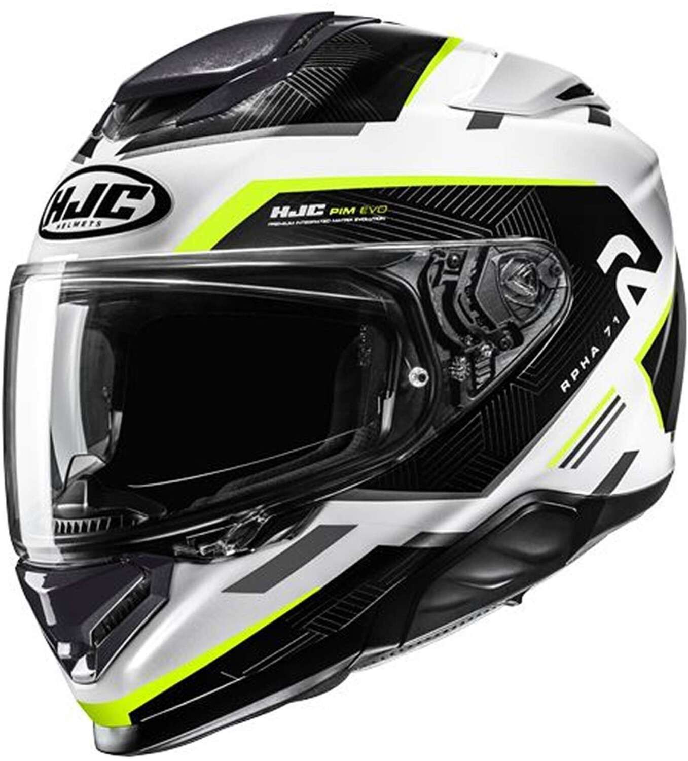 HJC RPHA71 Ellon MC3H noir/blanc/jaune