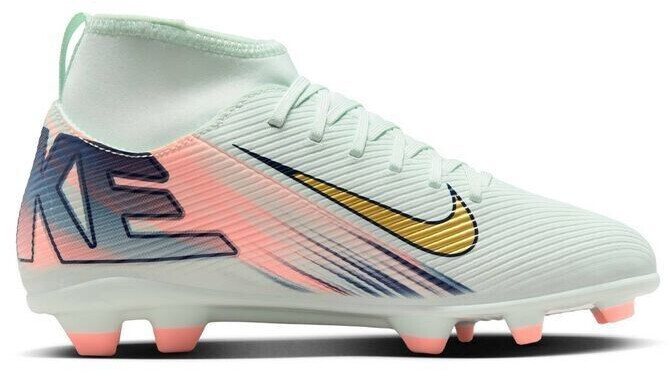 Nike Jr Mercurial Superfly 10 Club Dream Speed FG/MG (FZ1609-300) barely green/crimson pulse/metallic gold coin
