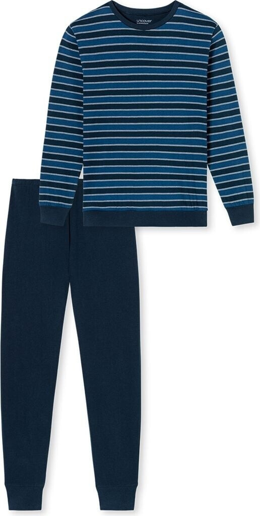 Schiesser uncover by Schiesser Basic pajamas (181534) midnight blue