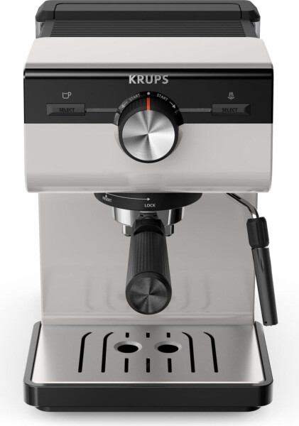 Krups Authentic Espresso-Siebträgermaschine XP381B10 Grey Creme, Bild 2
