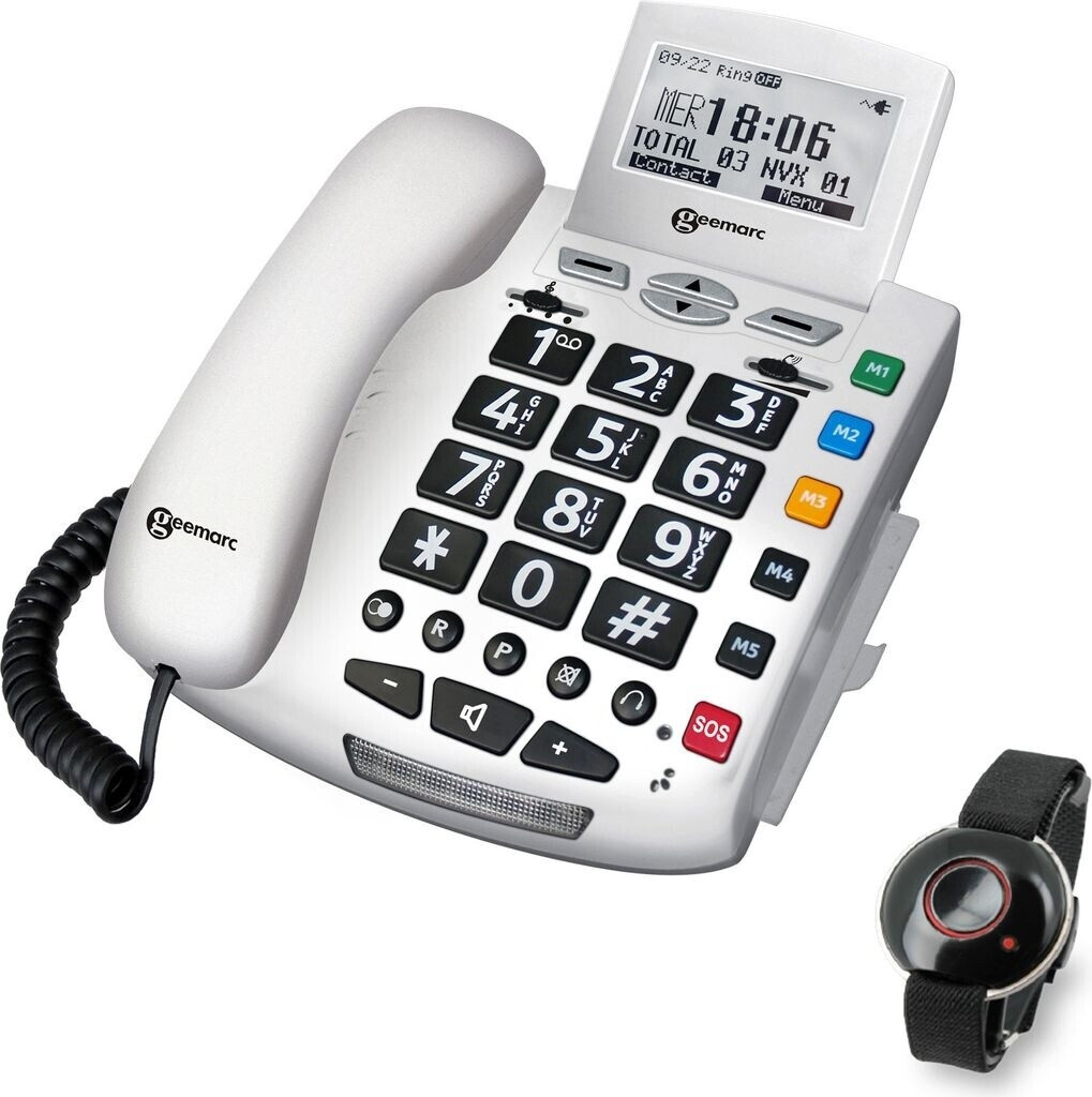 Geemarc Serenities white with Emergency Transmitter