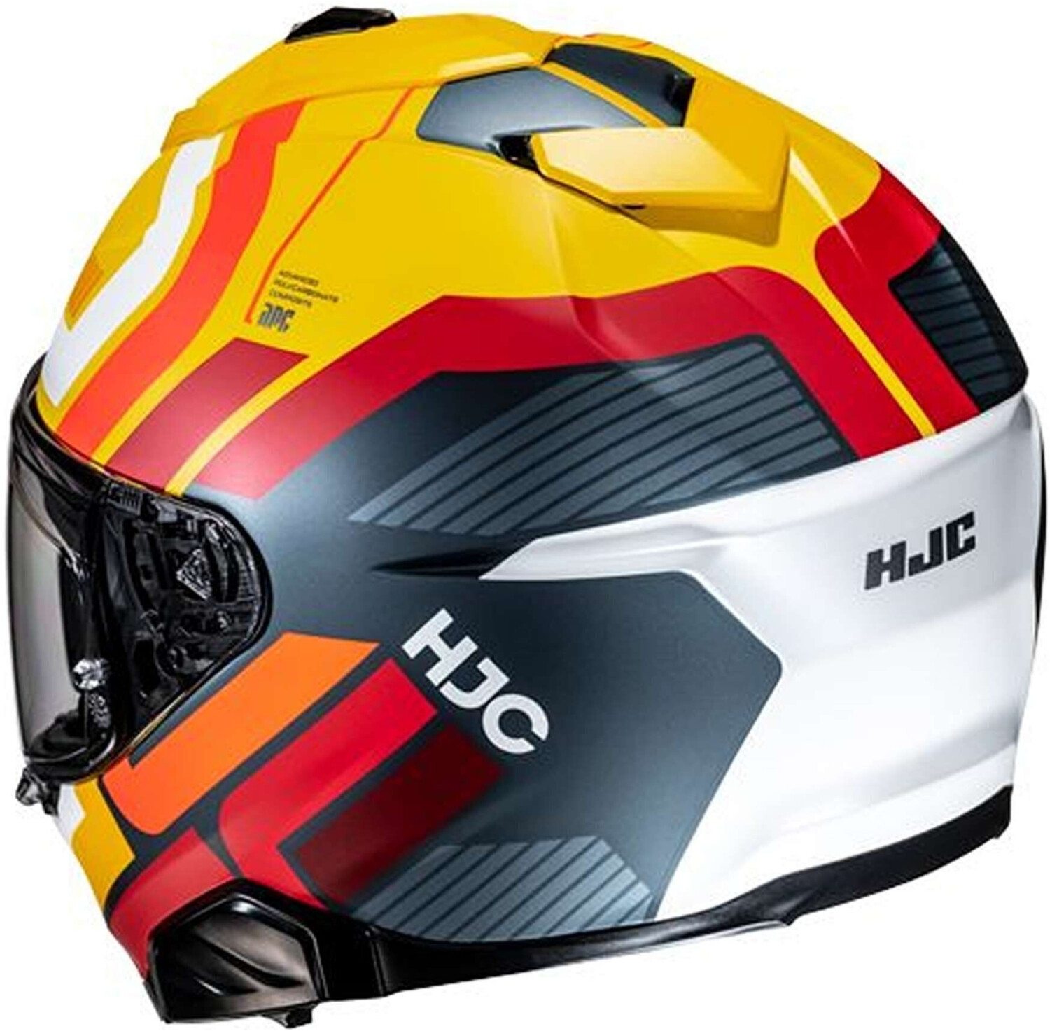 HJC I71 Viz MC3SF mat jaune/noir/rouge