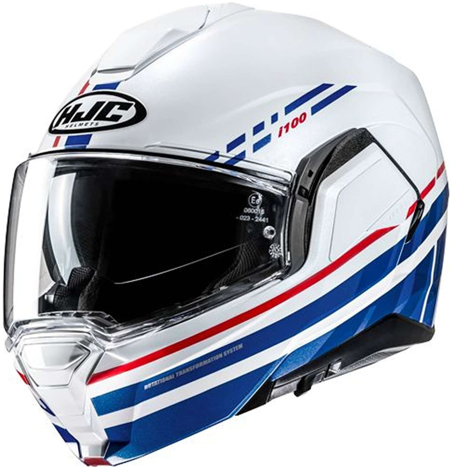 HJC i100 Sysma MC21 blanc/bleu/rouge