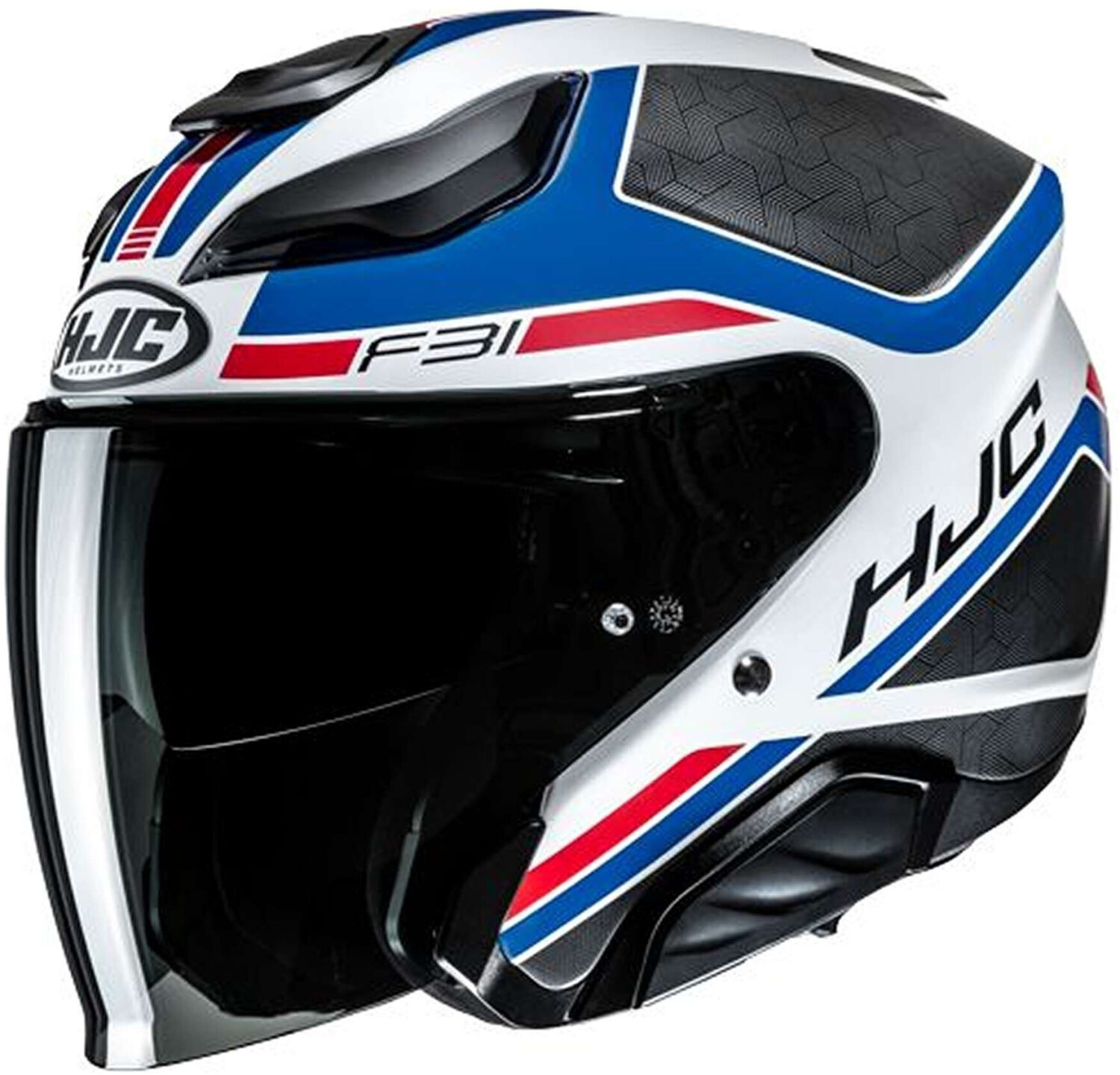 HJC F31 Ceron MC21SF mat blanc/bleu/rouge