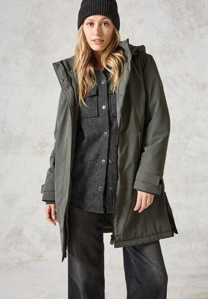 Winter Coat Qs Parka Damen GrÃ¼n Cecil Damen Parka Cecil Parka