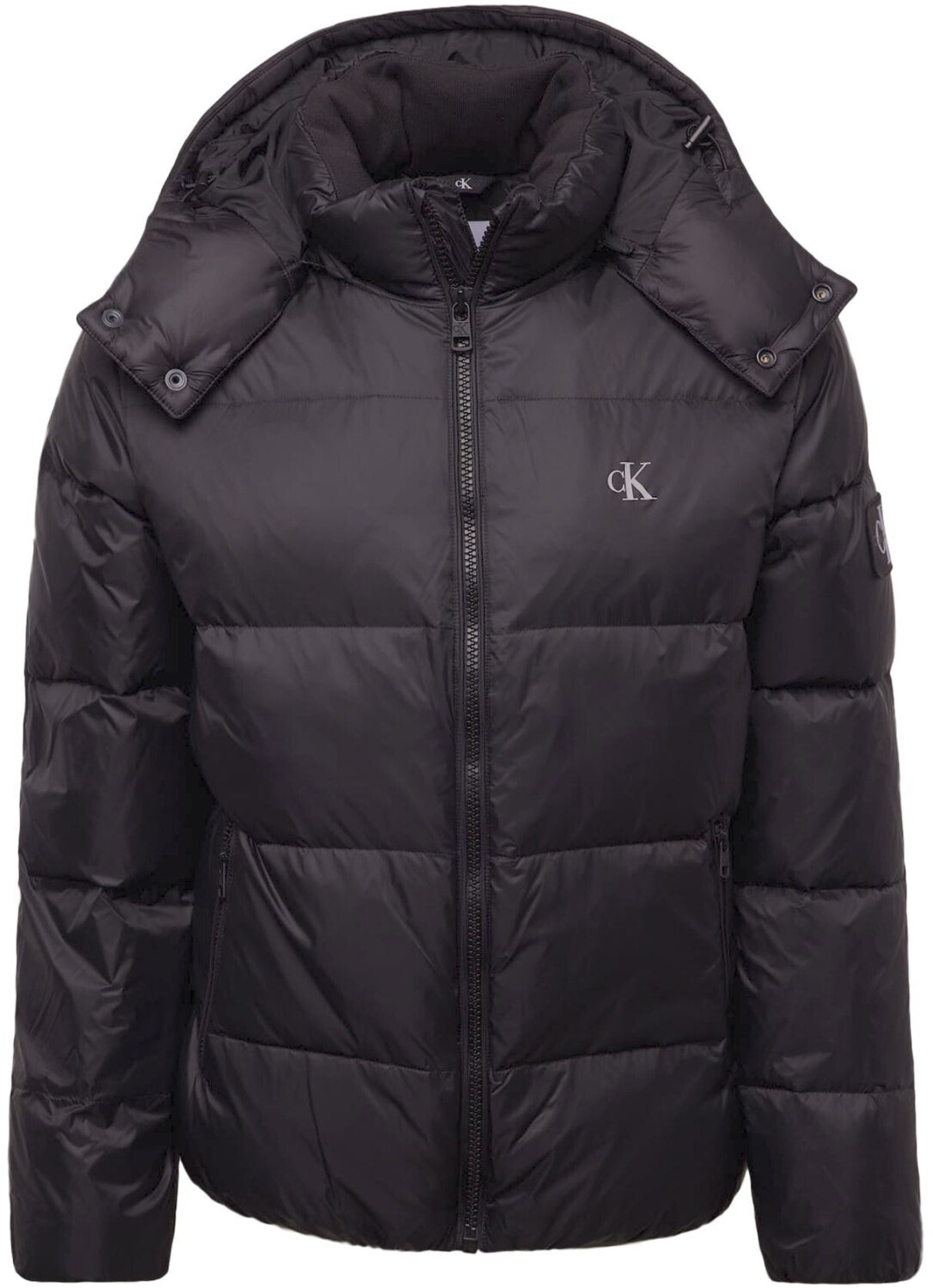 Calvin klein puffer jacket black sales