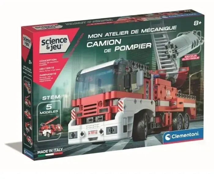 Clementoni Mon atelier mécanique - Camion de pompier