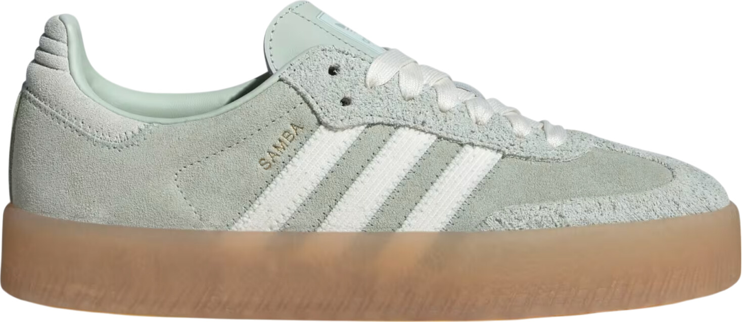 Adidas Sambae Women Linen Green off White crystal Jade Ab 82 50 Adidas Sambae Women Linen Green off White crystal Jade Ab 82 50