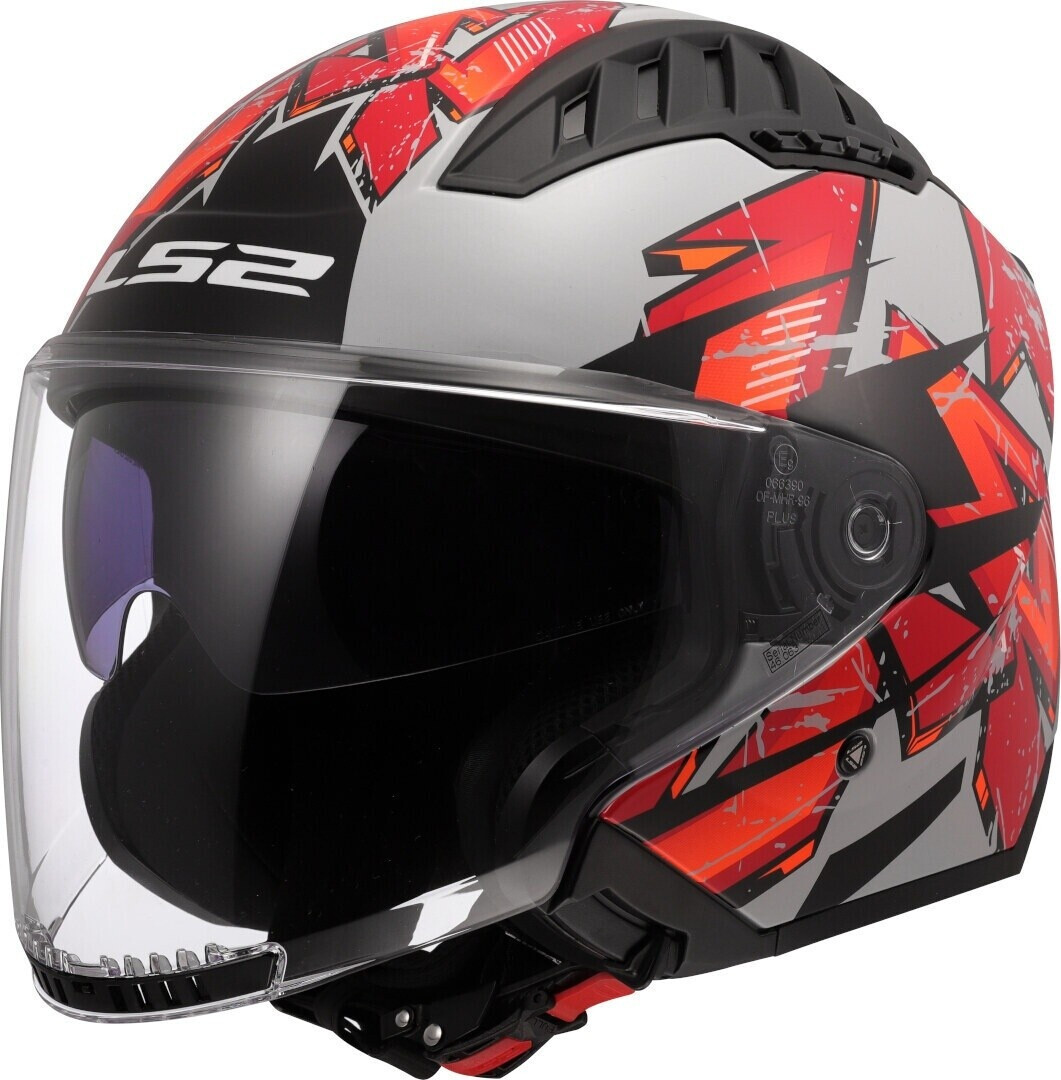LS2 OF600 Copter II Kanji rouge/gris/noir
