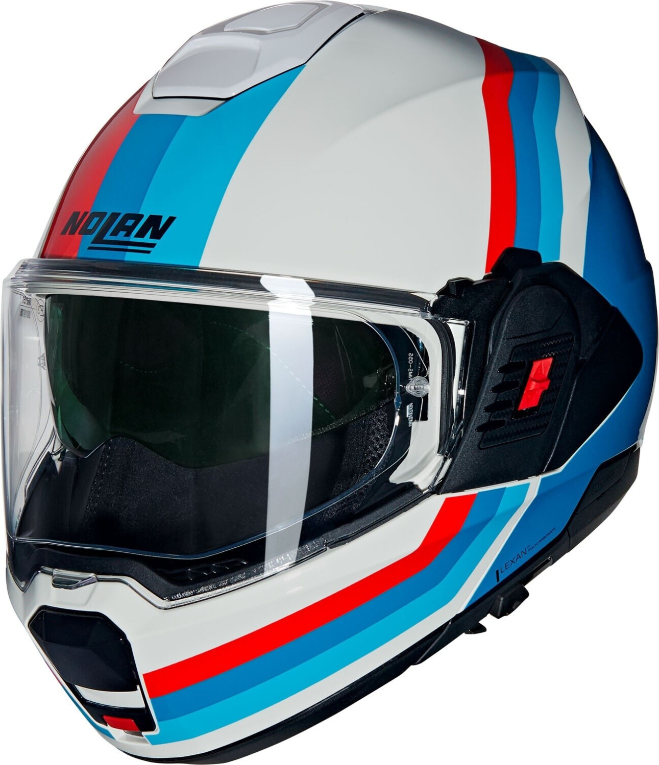 Nolan N120-1 Lineo 347 blanc/bleu/rouge
