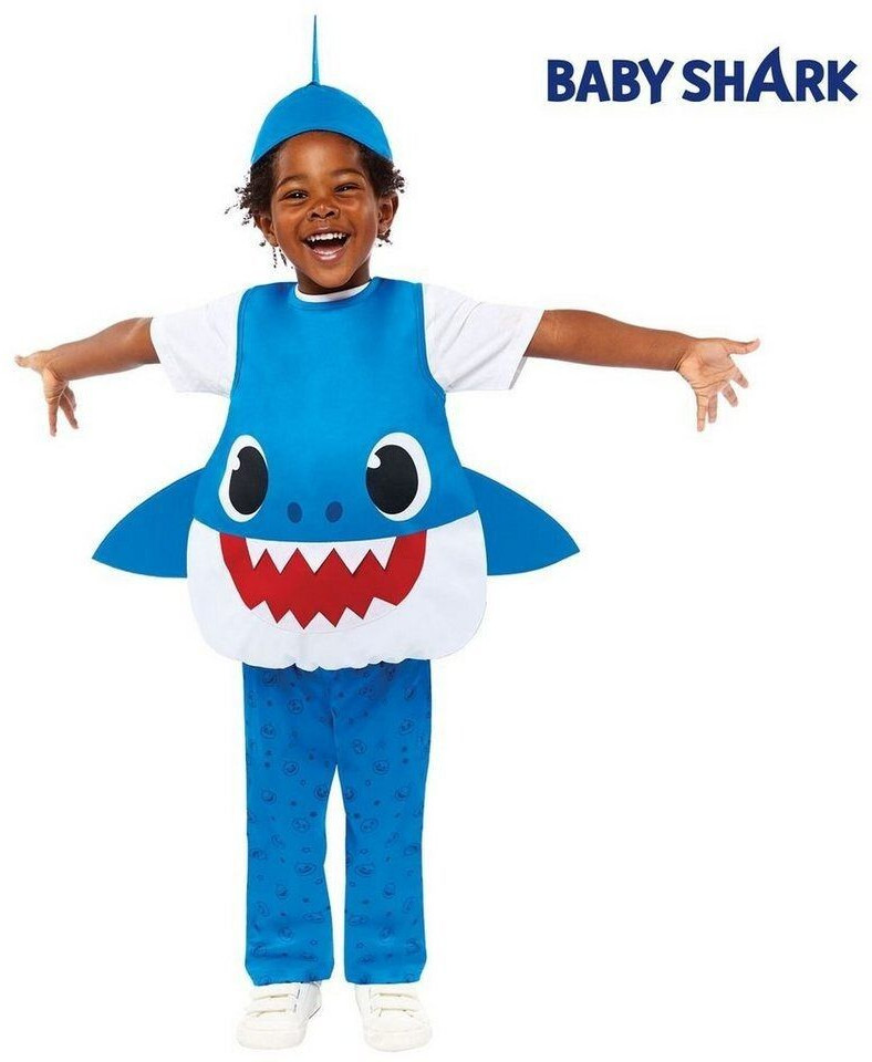Amscan Toddler Baby Shark Daddy Costume blue