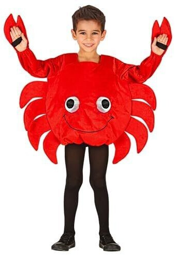 Widmann Kids Costume Crab with Face Underwater World