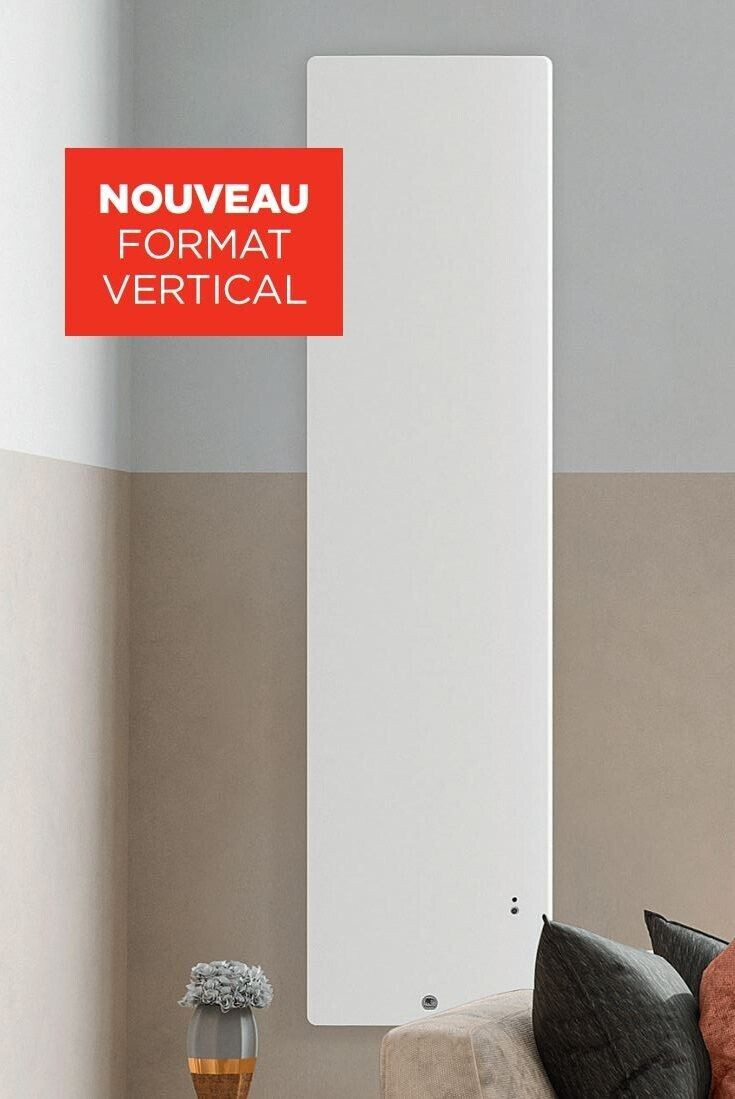 Thermor Radiateur Electrique Ingenio 4 1000 W vertical intelligent (429353)