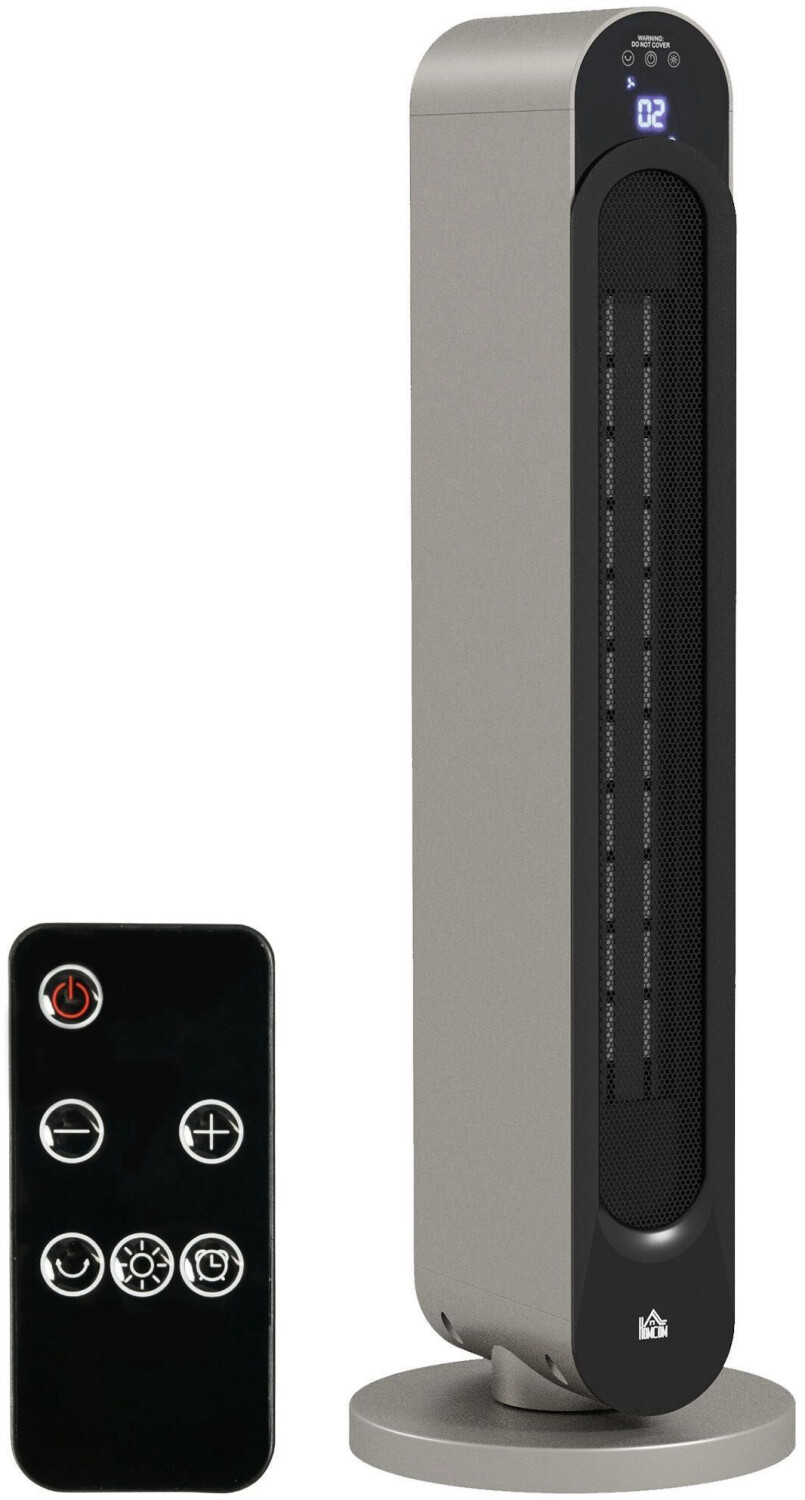 HomCom Chauffage Soufflant Oscillant 1100/2200 W