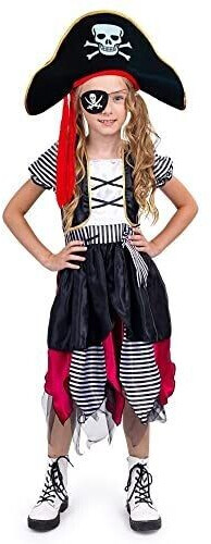 Dress Up America Pirate Costume Dress Hat And Eye-Patch
