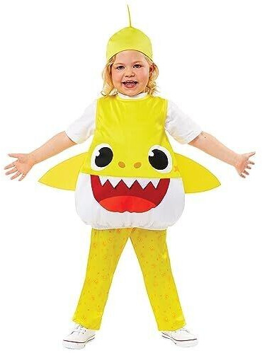 Amscan Baby Shark yellow Costume 1-2yr
