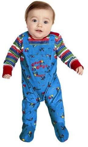 Smiffy's Chucky Baby Costume blue printed
