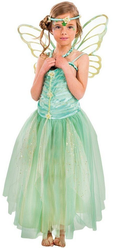 Das Kostümland Costume 'Danae' Girls green glitter