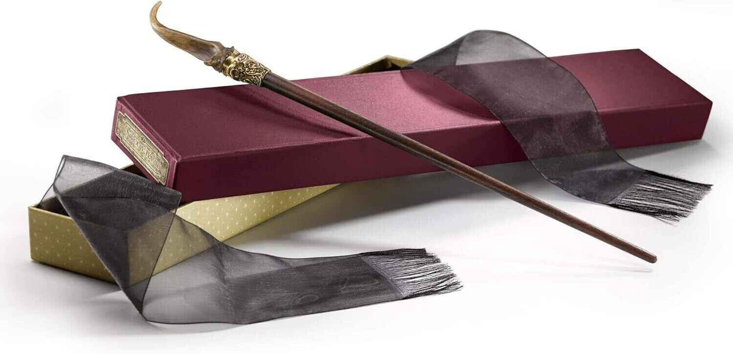 The Noble Collection Fantastic Beasts Nicolas Flamel Wand