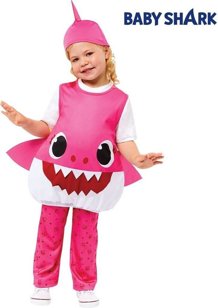 Amscan Baby Shark pink Mummy Costume 1-2yr