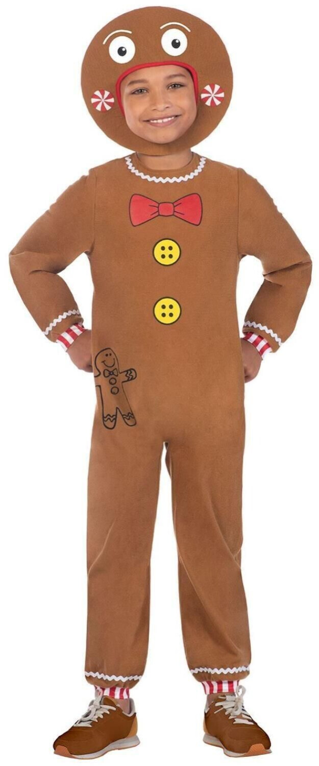 Amscan Gingerbread Man Costume Kids 3-4yr
