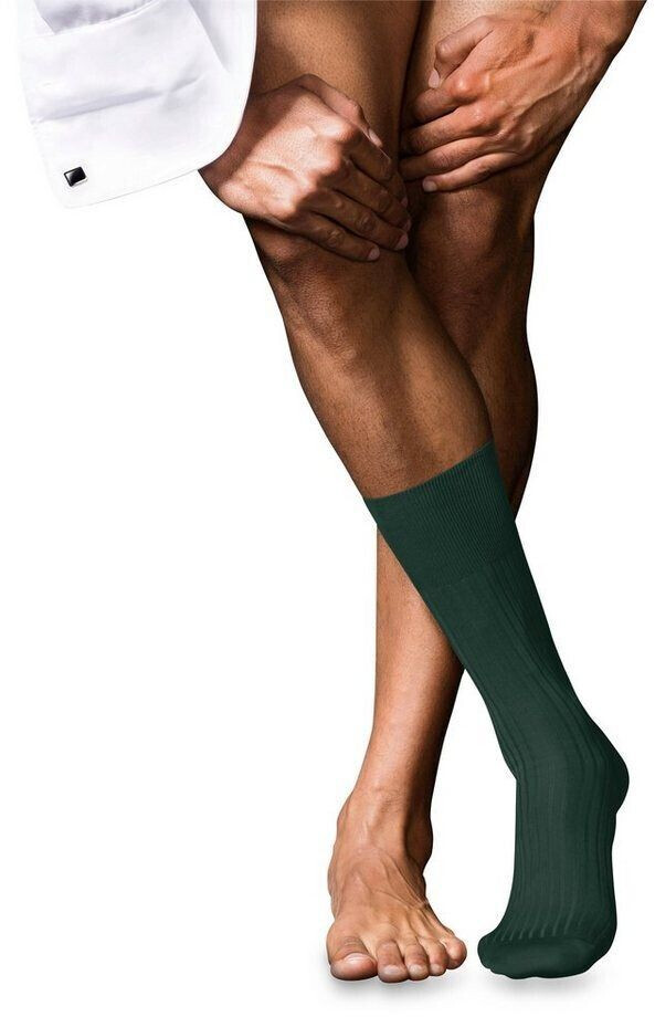 Falke No. 10 Pure Fil d´Écosse Men (14649) hunter green