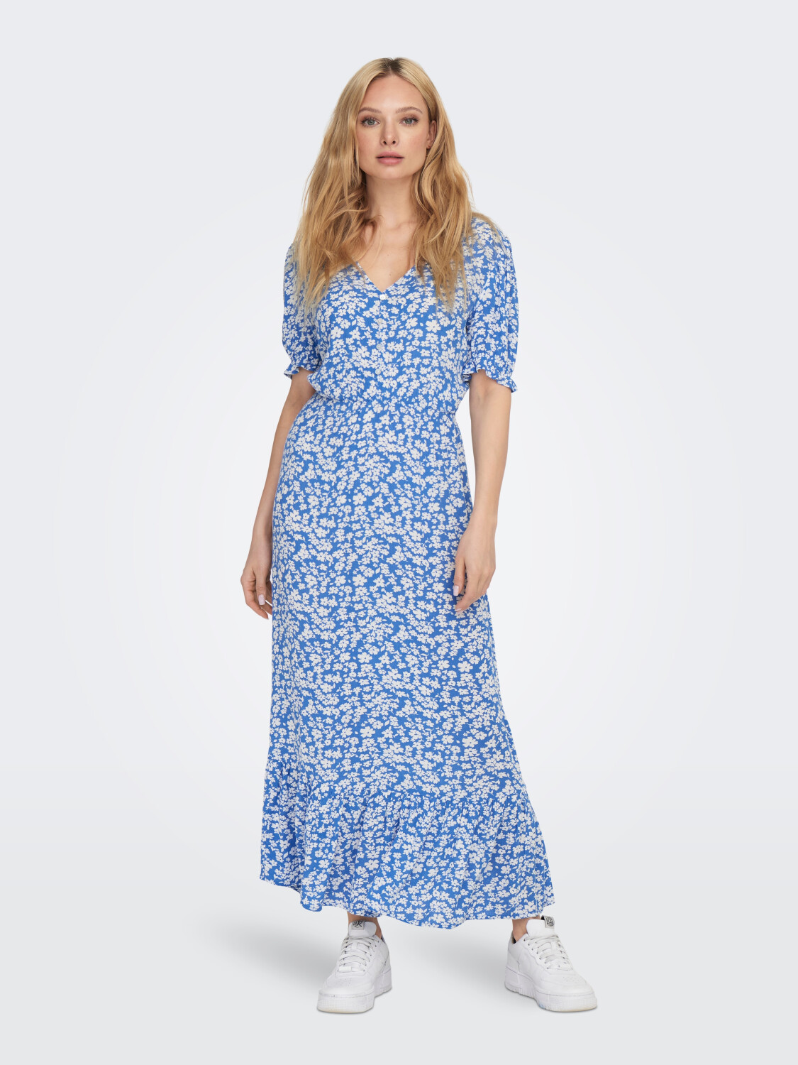 ONLY ONLWINNER S/L MAXI DRESS NOOS WVN - Vestito lungo