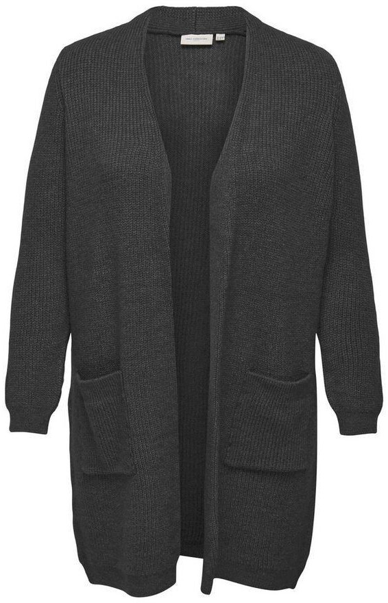 ONLY Women's Long Sleeve Knit Cardigan - V-Neck Open Front, Regular Fit, Black - View #9