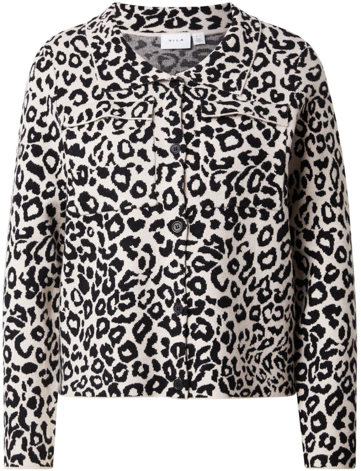 Vila Knit Jacket VILEONA plain
