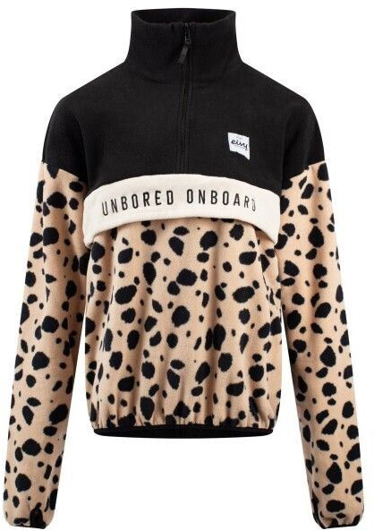 Eivy Ball Fleece Pullover black cheetah