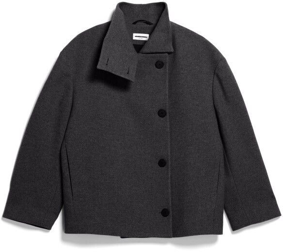 armedangels Majelaa Wool Jacket black steel grey