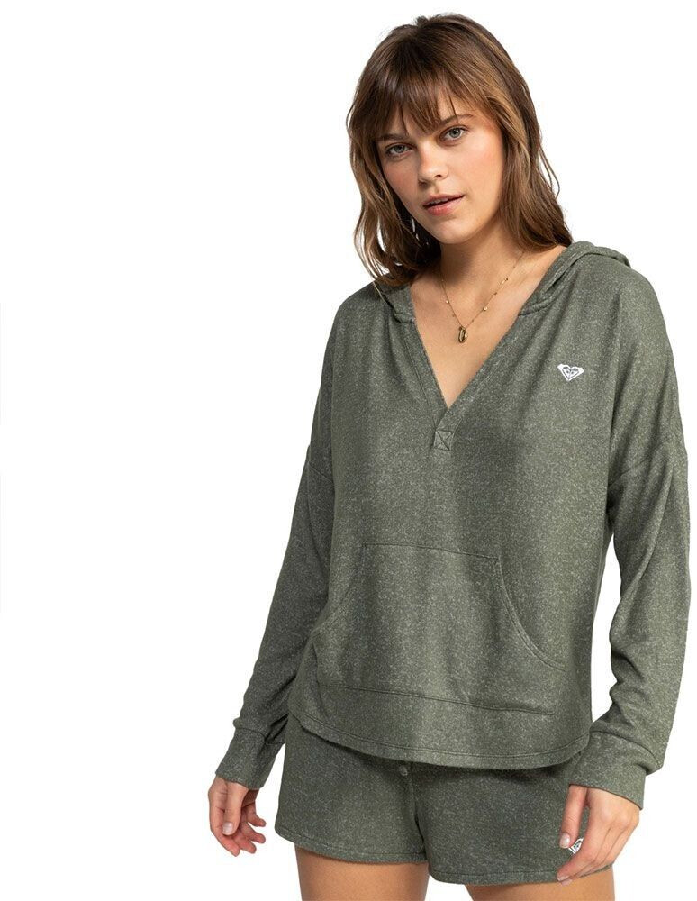 Roxy Stdze Cosy Hood Knit Top V-Neck