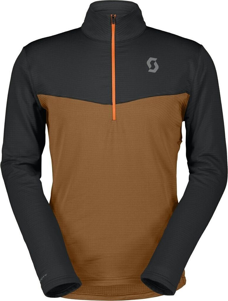 Scott Pullover Defined Light Fleece Pullover black brown