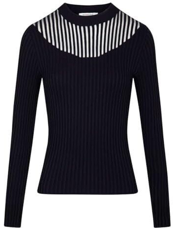 Morgan 232-mandrin Pullover navy