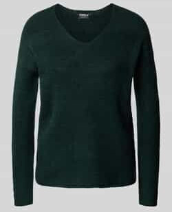 Only Onlcamilla V-Neck L/S Pullover Knt Noos (15204588) scarab