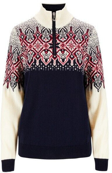 Dale of Norway Winterland Merino Sweater blue navy offwhite raspberry