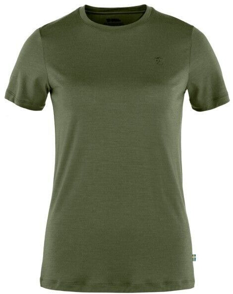 Fjällräven Abisko Wool S S T-Shirt laurel green