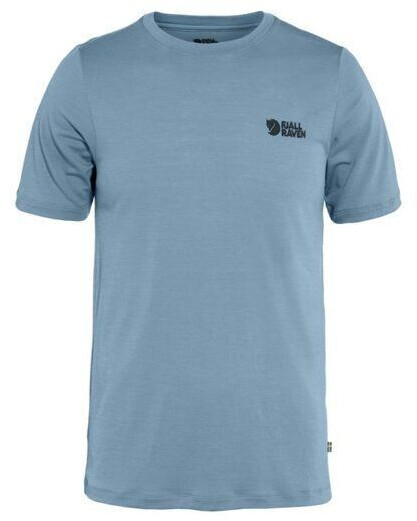 Fjällräven Abisko Wool Logo SS M T-Shirt dawn blue