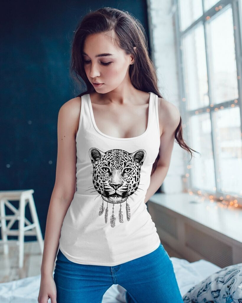 White boho tank top cheap