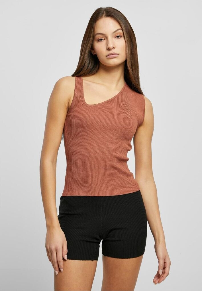 Top Asimmetrico Donna Urban Classics - Morbido Single Jersey, Moderno, Con Spallina Ampia, Vestibilità Ottimale
