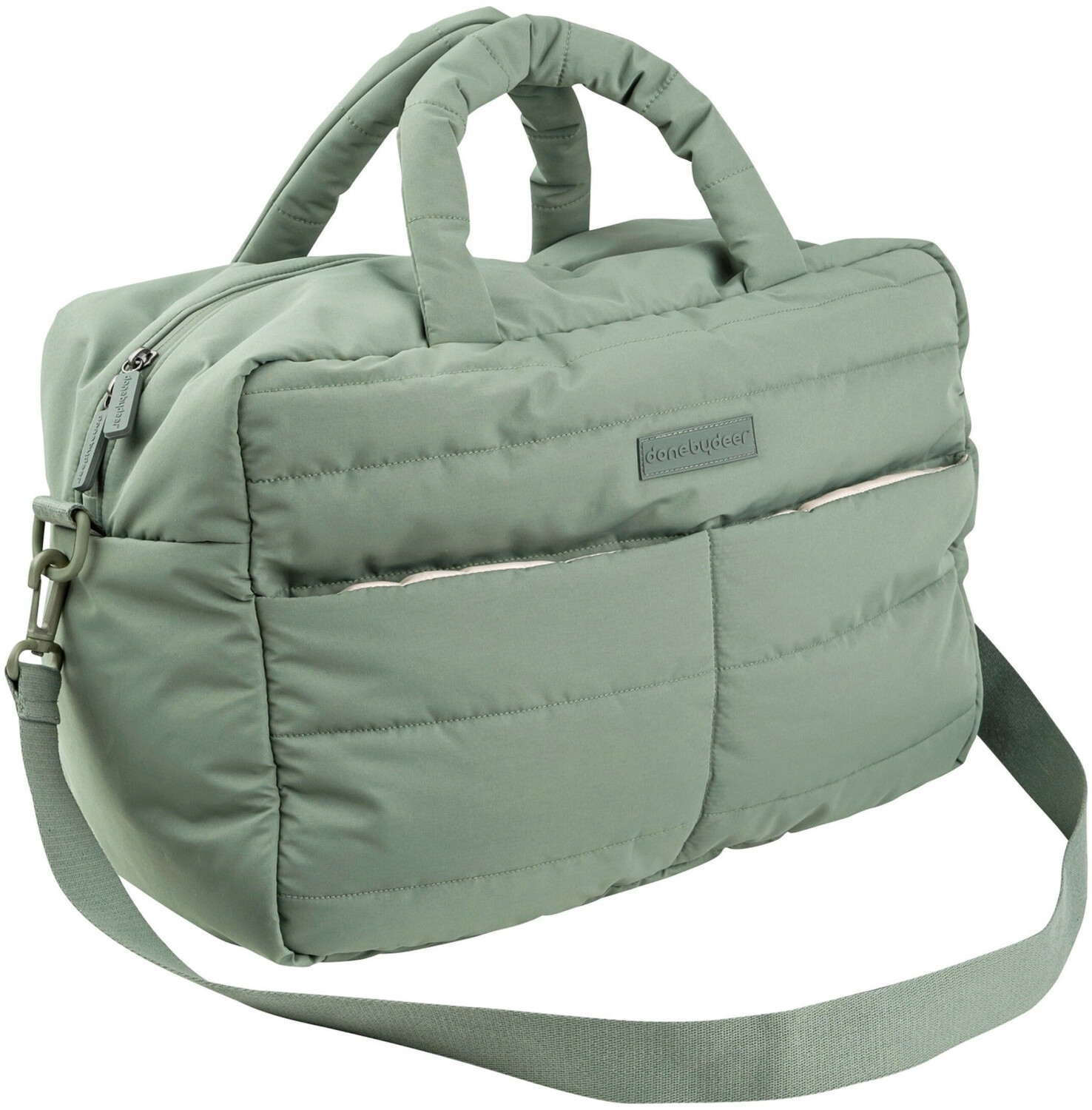 Done by Deer Quilted changing bag green