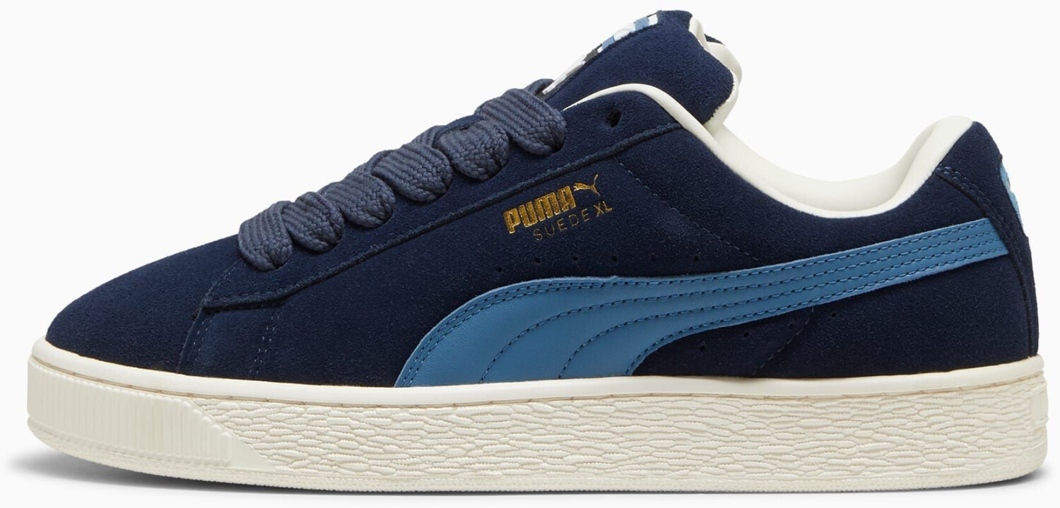 All navy blue suede pumas sales