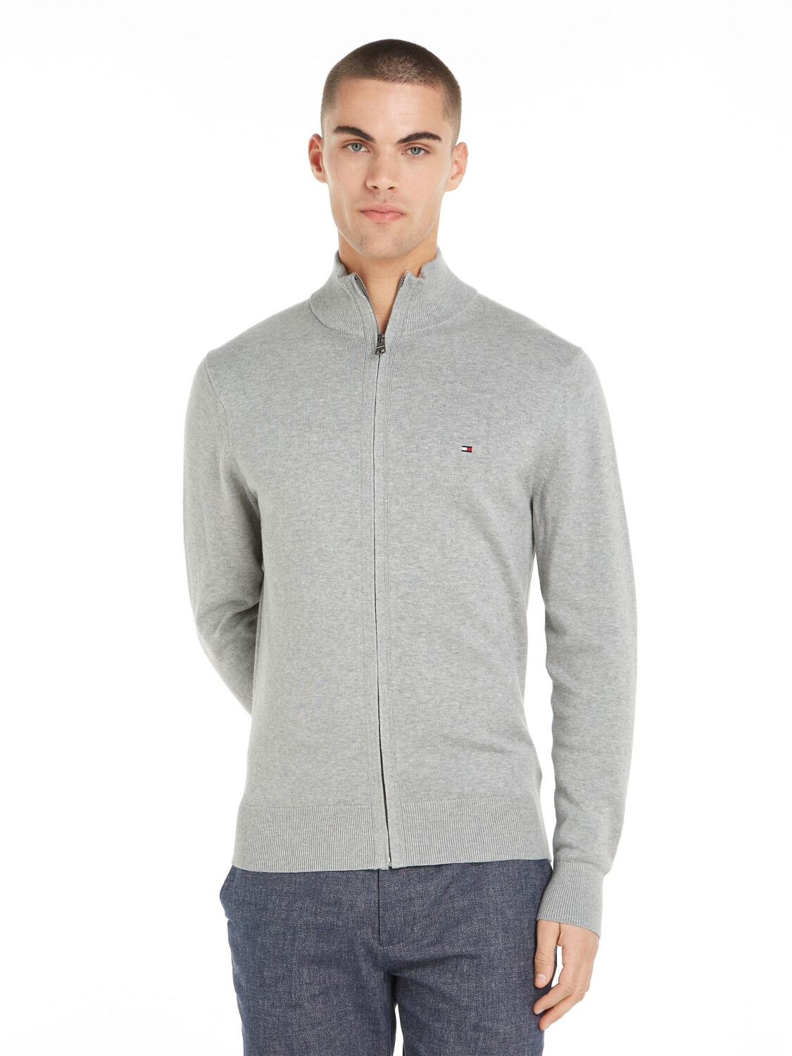 Tommy Hilfiger Knit Cardigan with Stand Collar