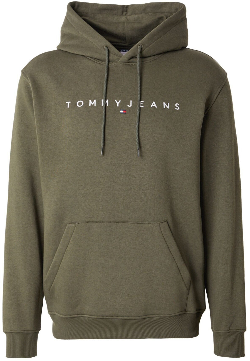 Tommy Hilfiger Hoodie Regular Fit Label-Stitching olive