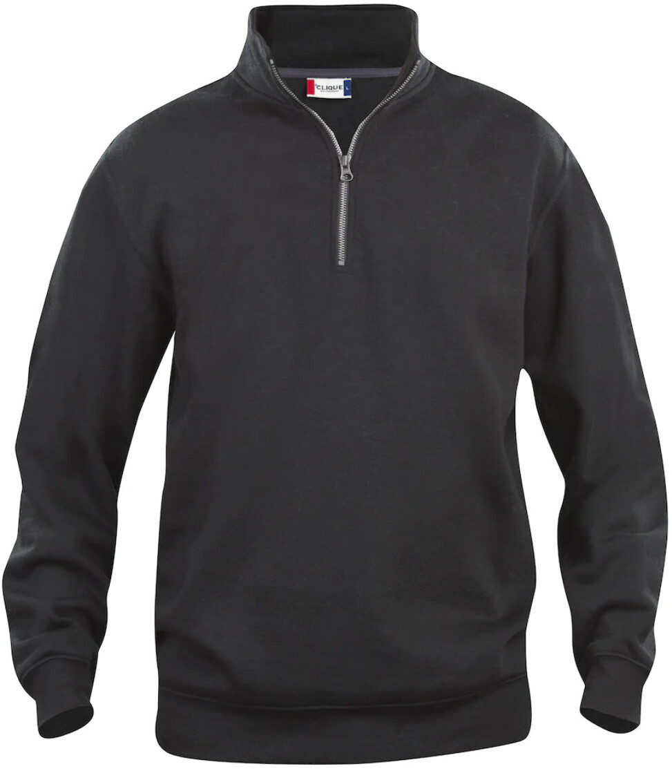 Clique Basic 2-Zip Sweatshirt black