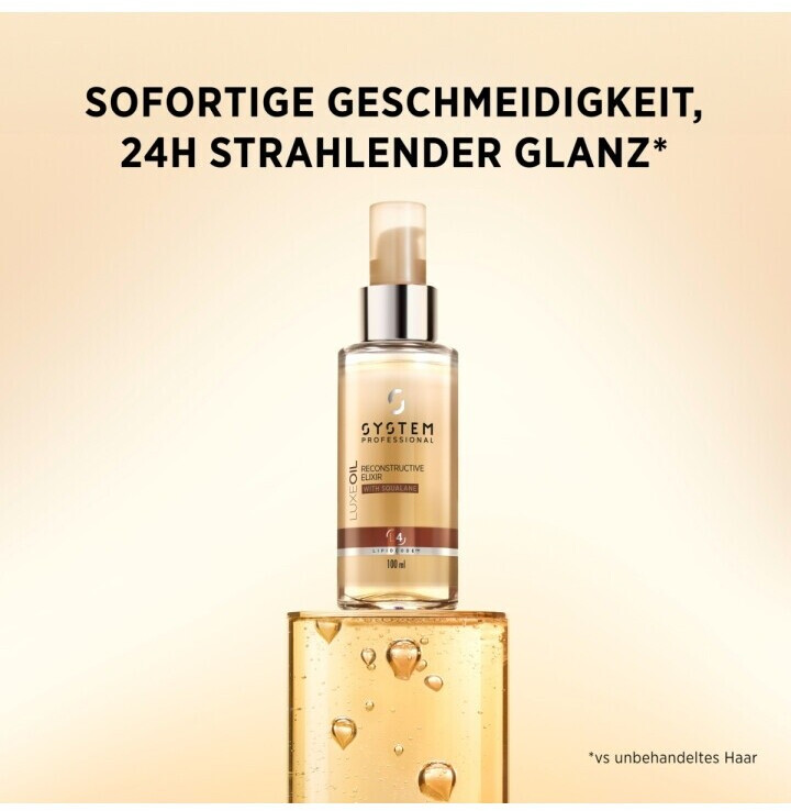 System Professional Lipid Code LuxeOil Reconstructive Elixir 100
